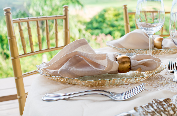 Wedding decor at Casa de Campo