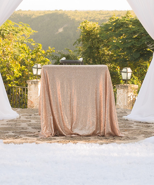 A wedding ceremony at Casa de Campo Resort & Villas