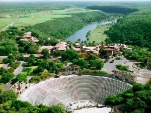Aerial of altos de chavon
