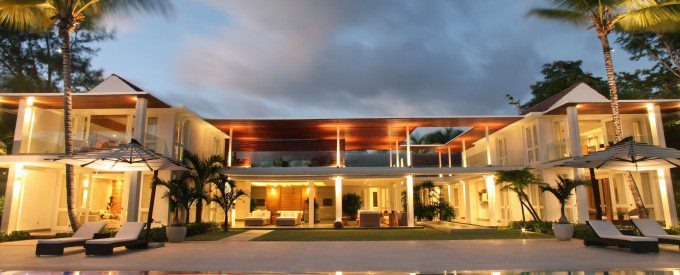 Casa de Campo Villa Exterior With Pool and Lounge Area