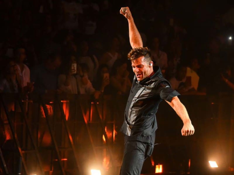 Ricky Martin performs at Casa de Campo Resort and Villas