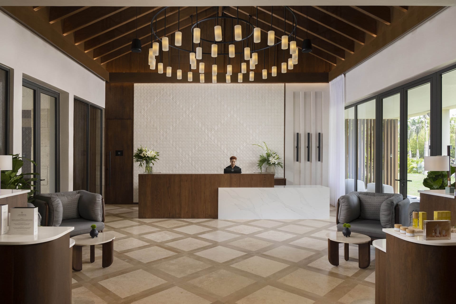 The Spa front desk