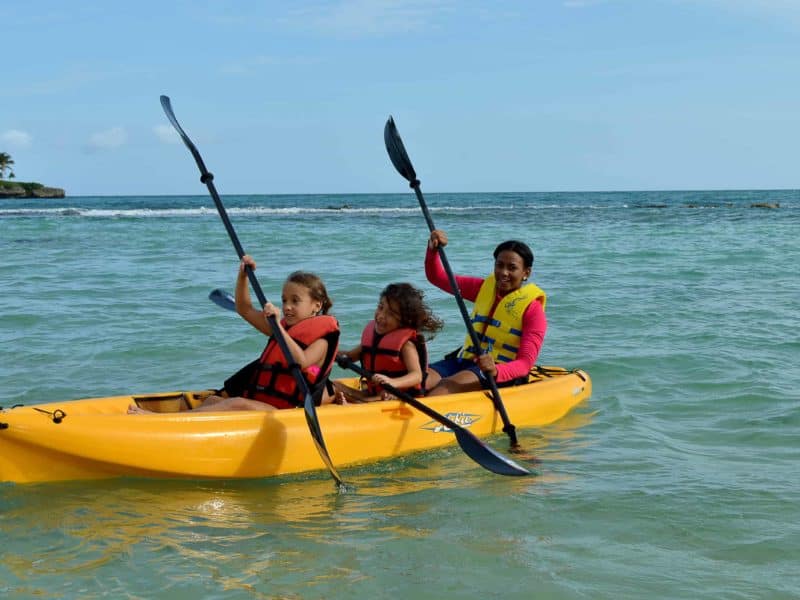 Kayaking at Casa de Campo at Minitas Beach
