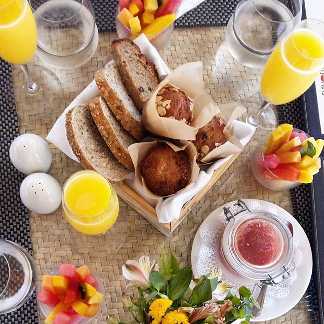 A delicious breakfast at one of our Dominican Republic restaurants.
