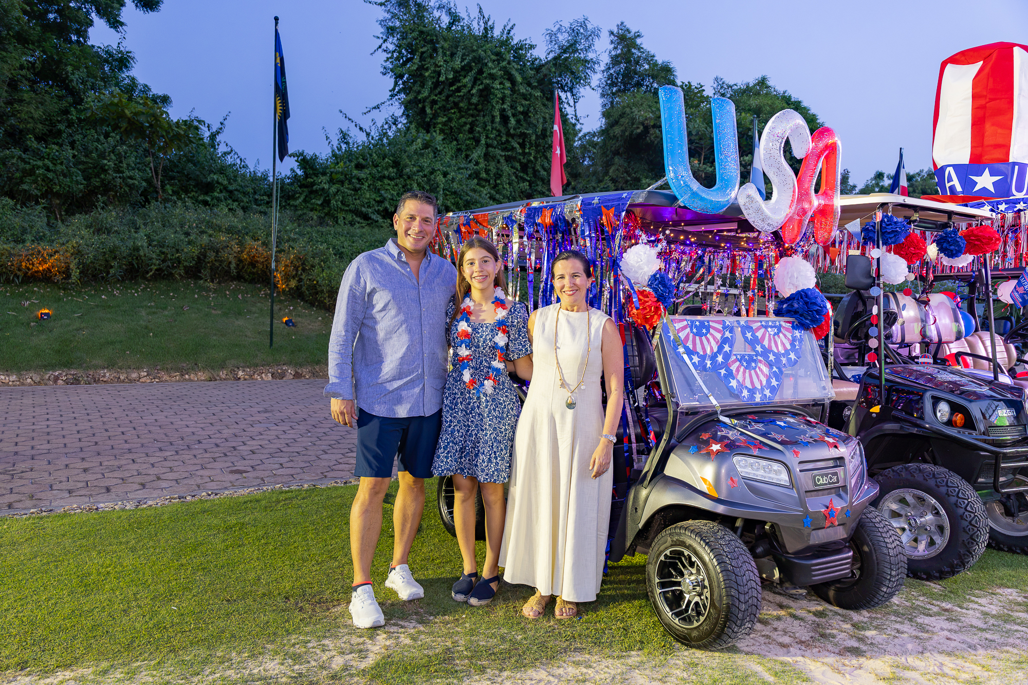 Concurso de decoración de carritos de golf del 4 de julio