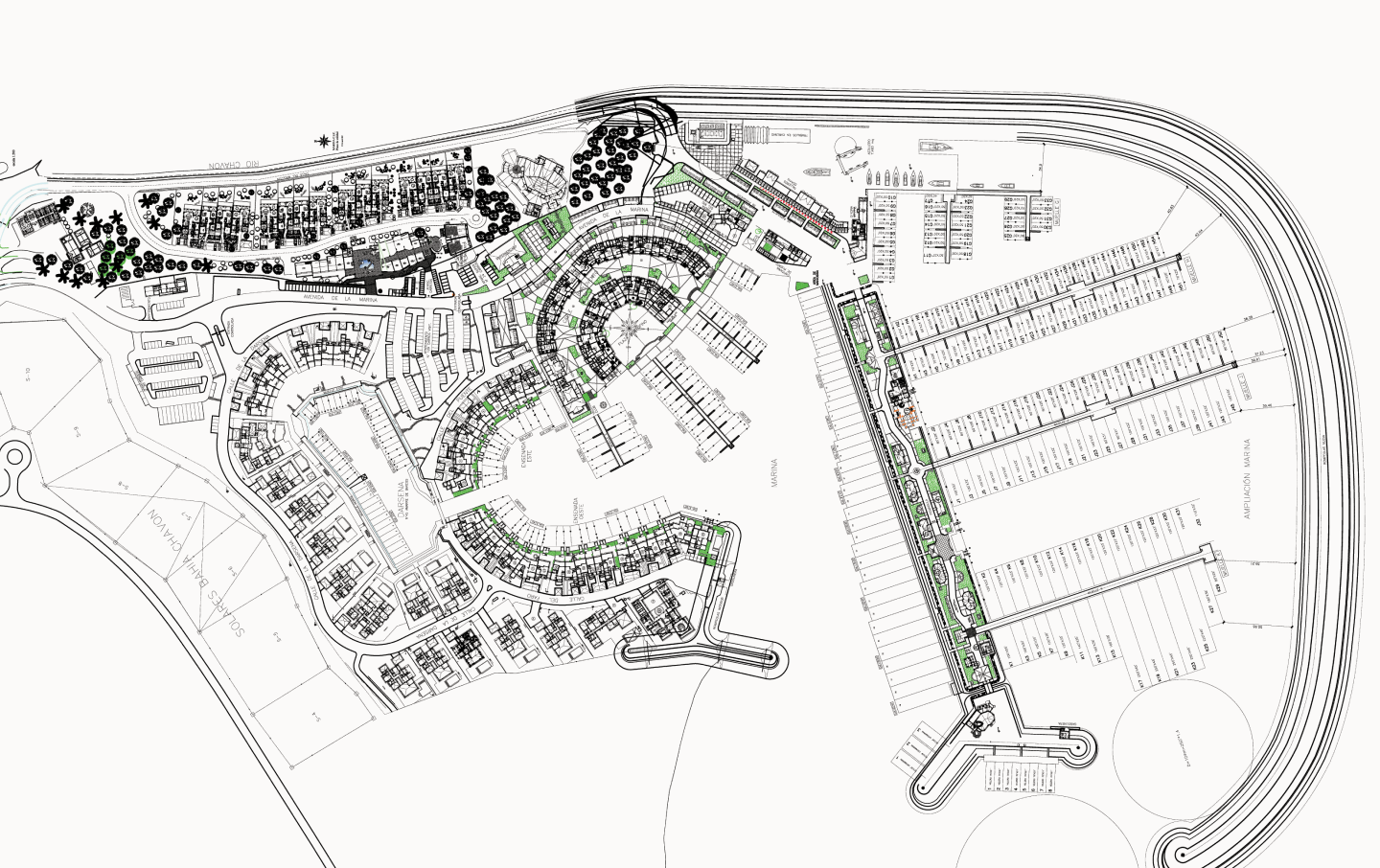 Map of Marina Casa de Campo showing docks, slips and marina facilities
